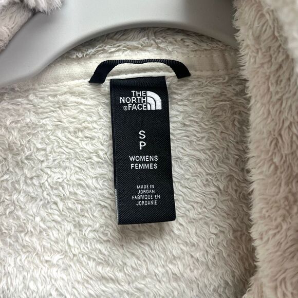 The North Face Jacket Women’s Small Osito Off White Ivory Fleece Zip Up - Picture 3 of 9